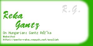 reka gantz business card